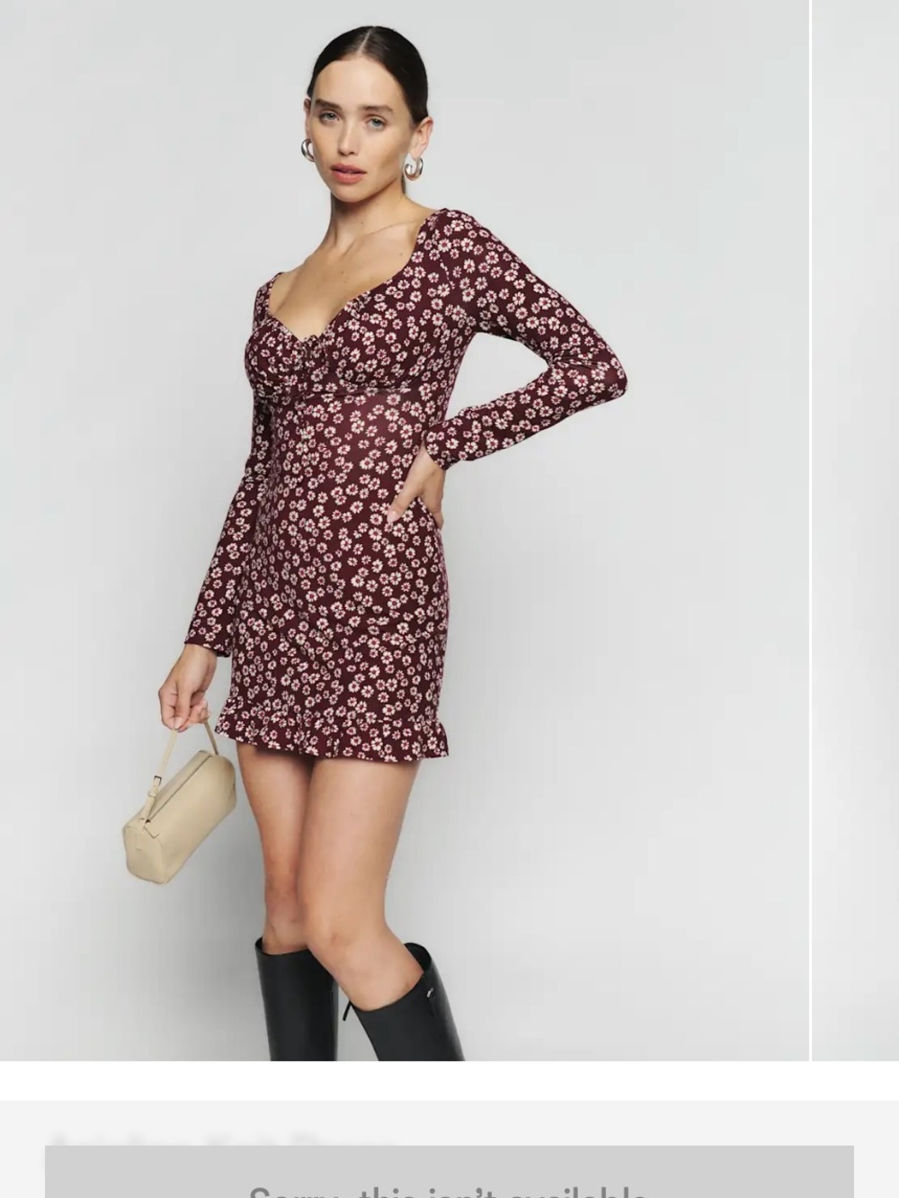 Reformation Anjeline knit dress